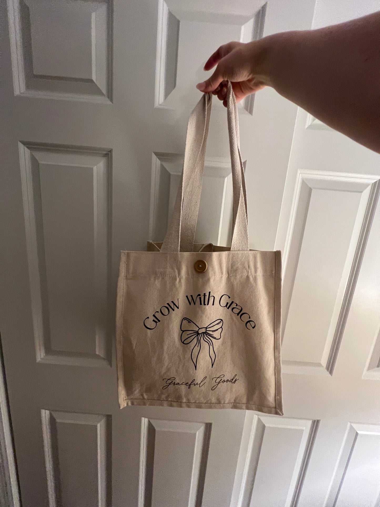 Grow In Grace Tote Bag