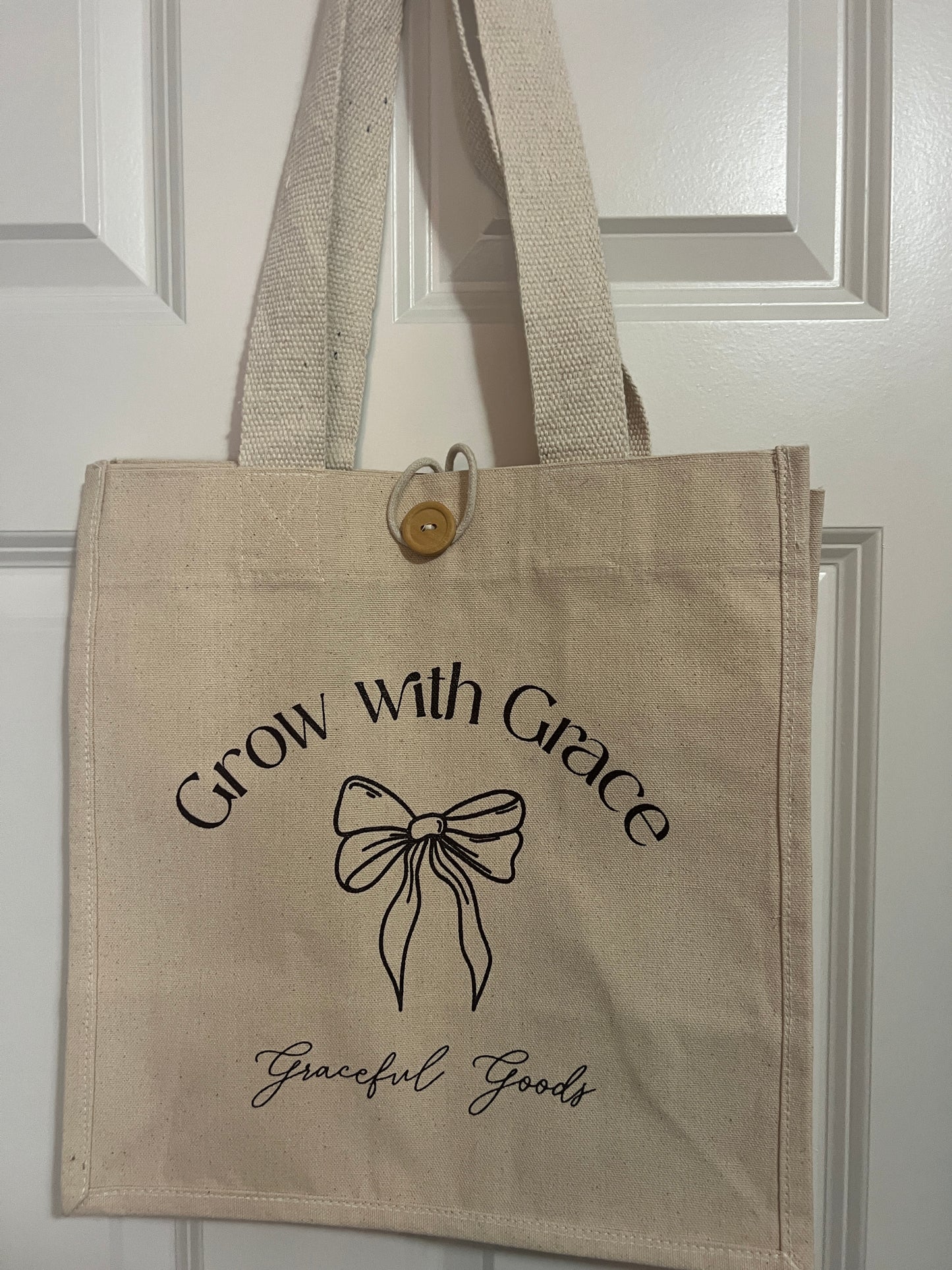 Grow In Grace Tote Bag