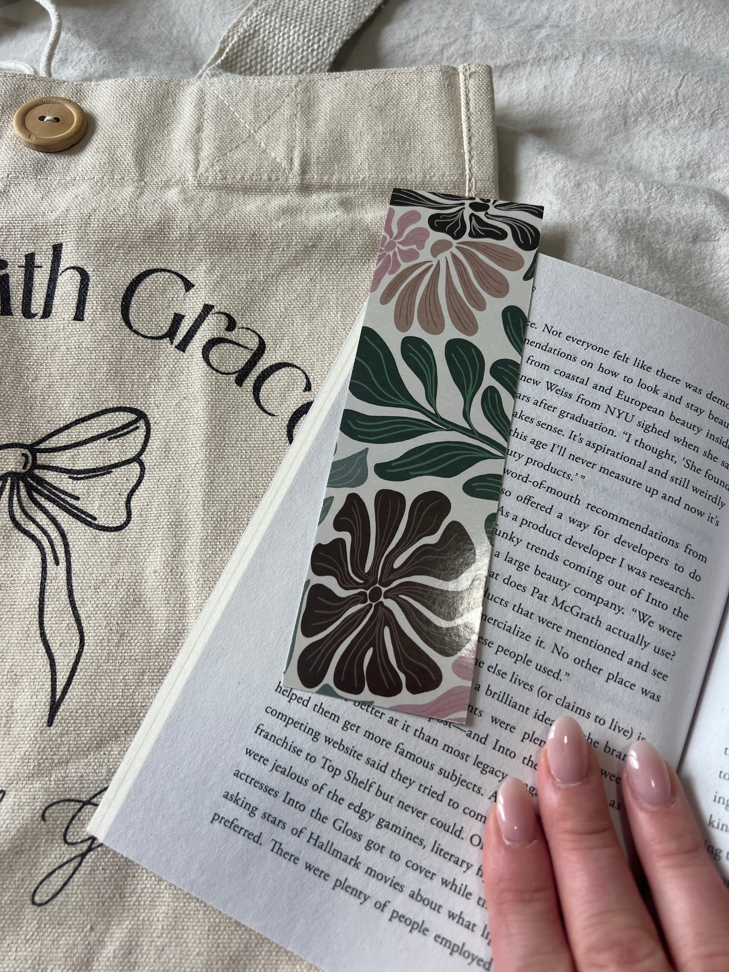 Summer Florals Bookmark