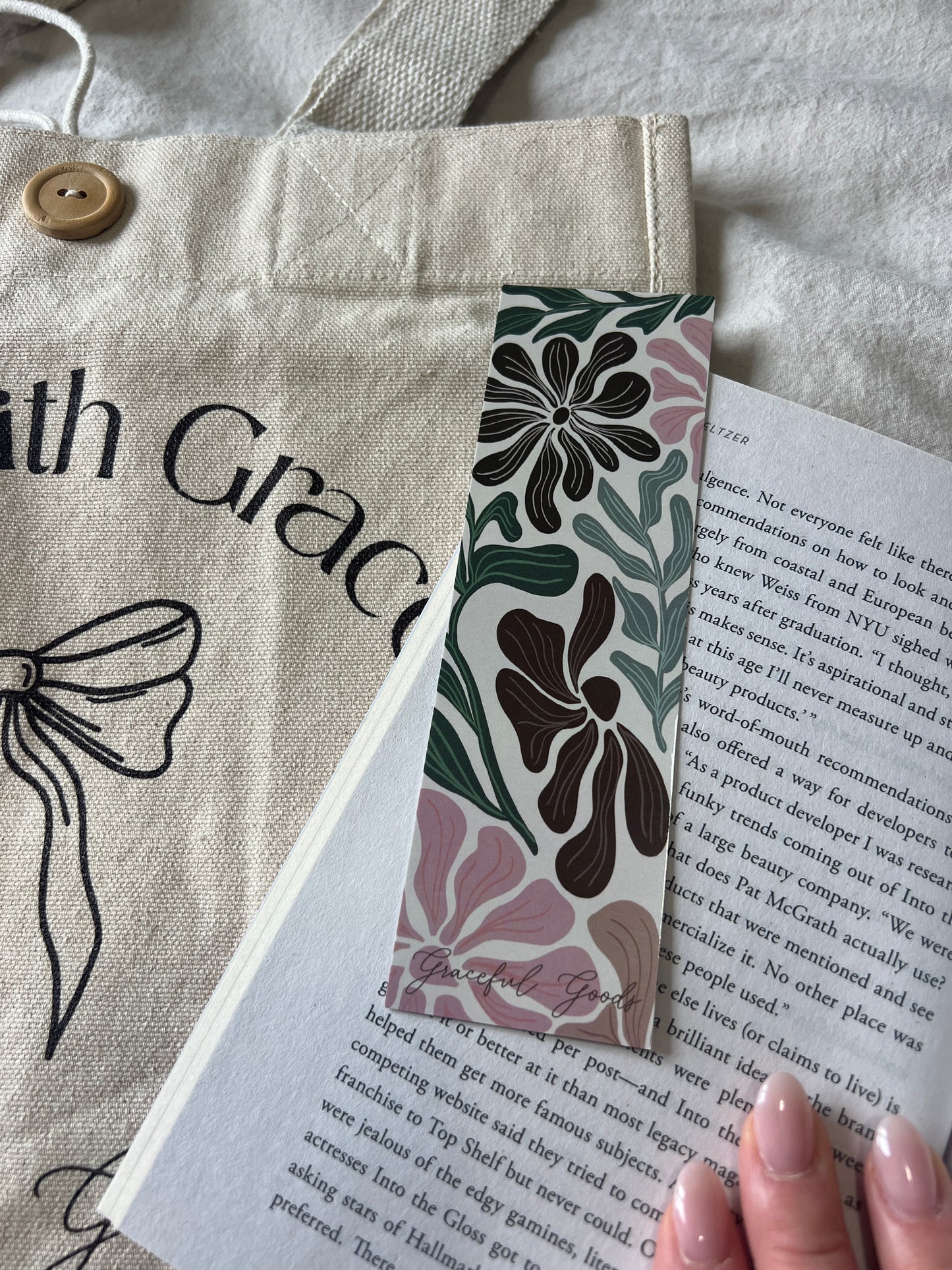 Summer Florals Bookmark