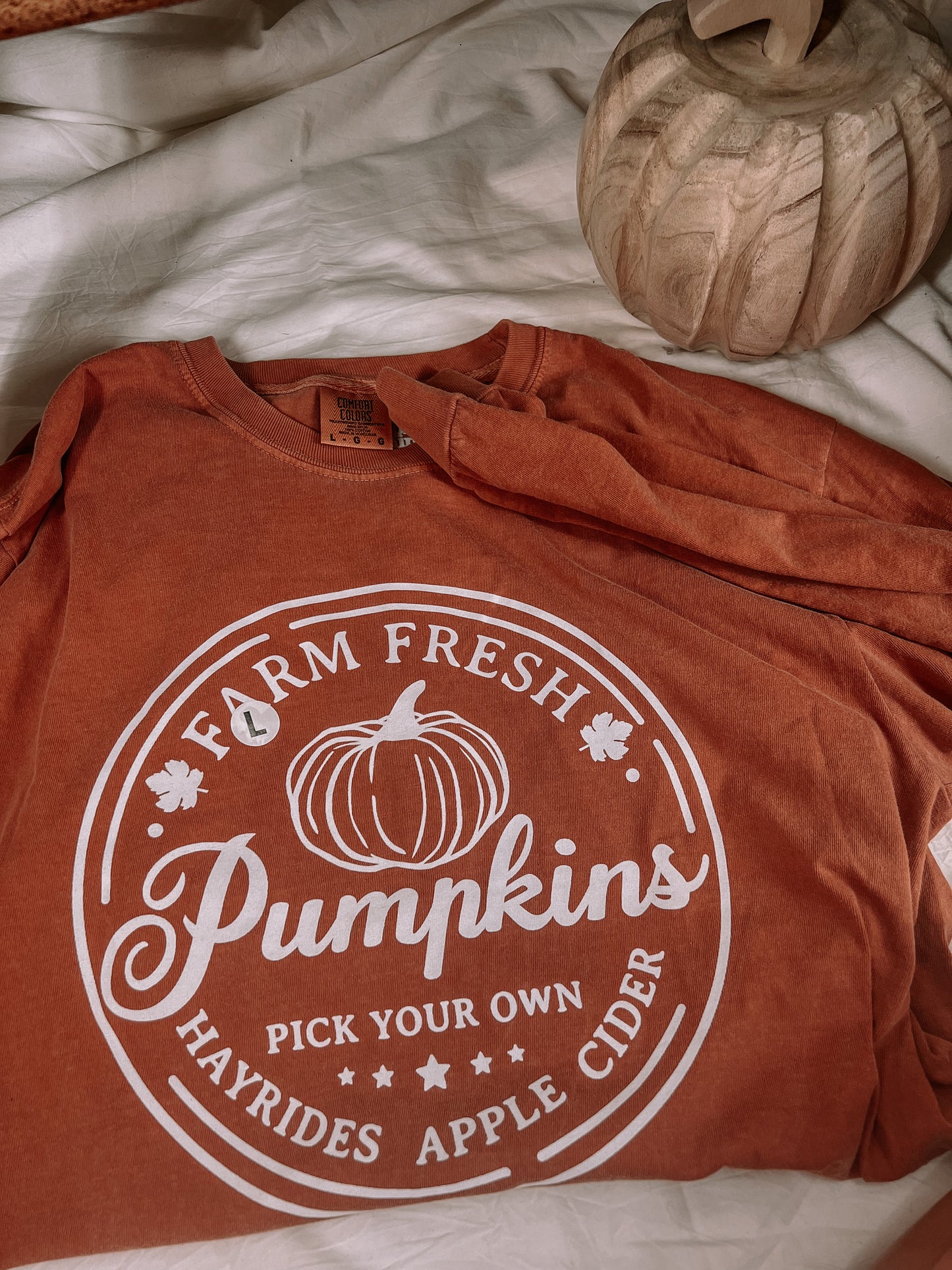Farm Fresh Pumpkins Long Sleeve Shirt