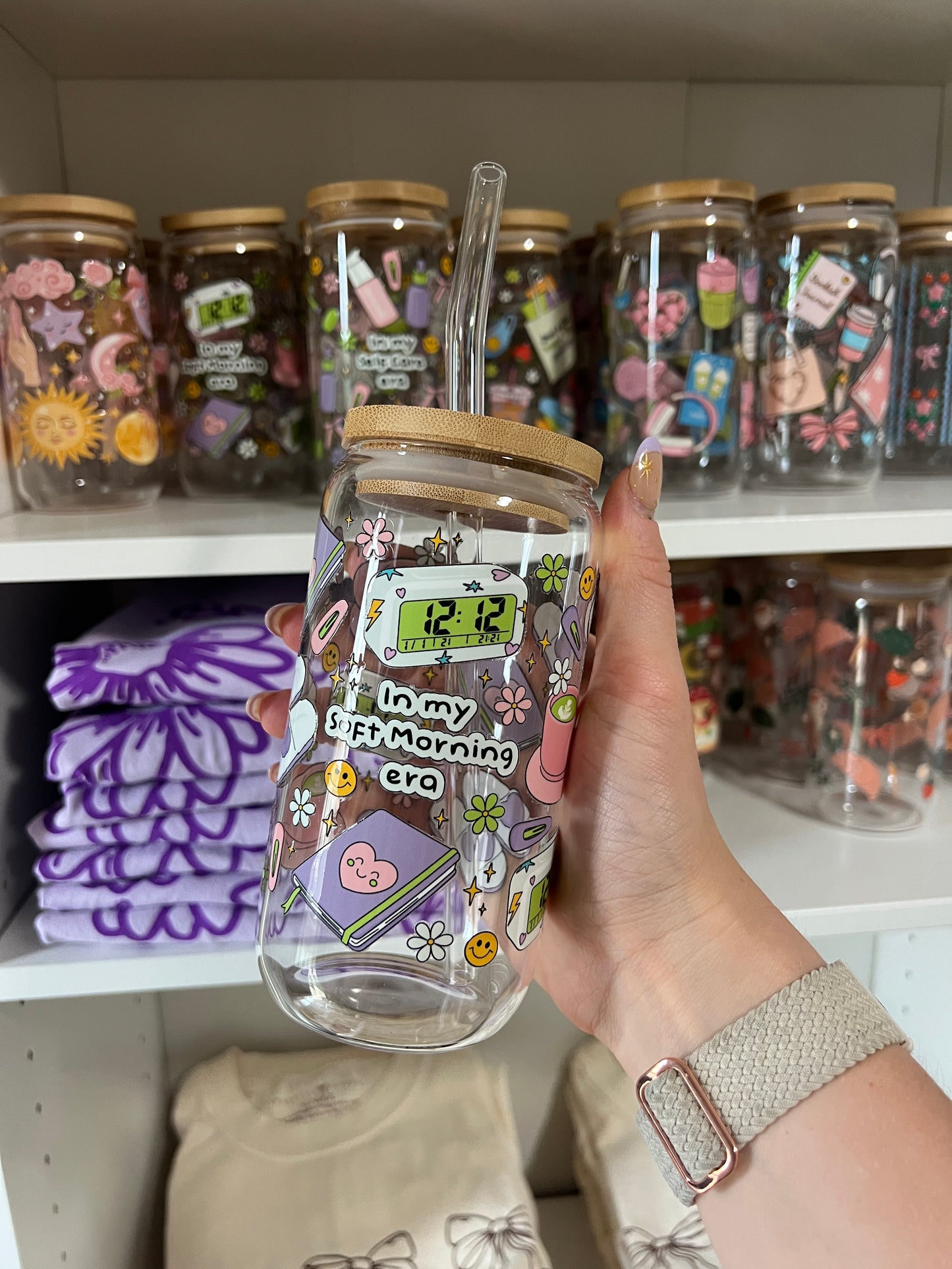 Soft Morning Era Glass Cup