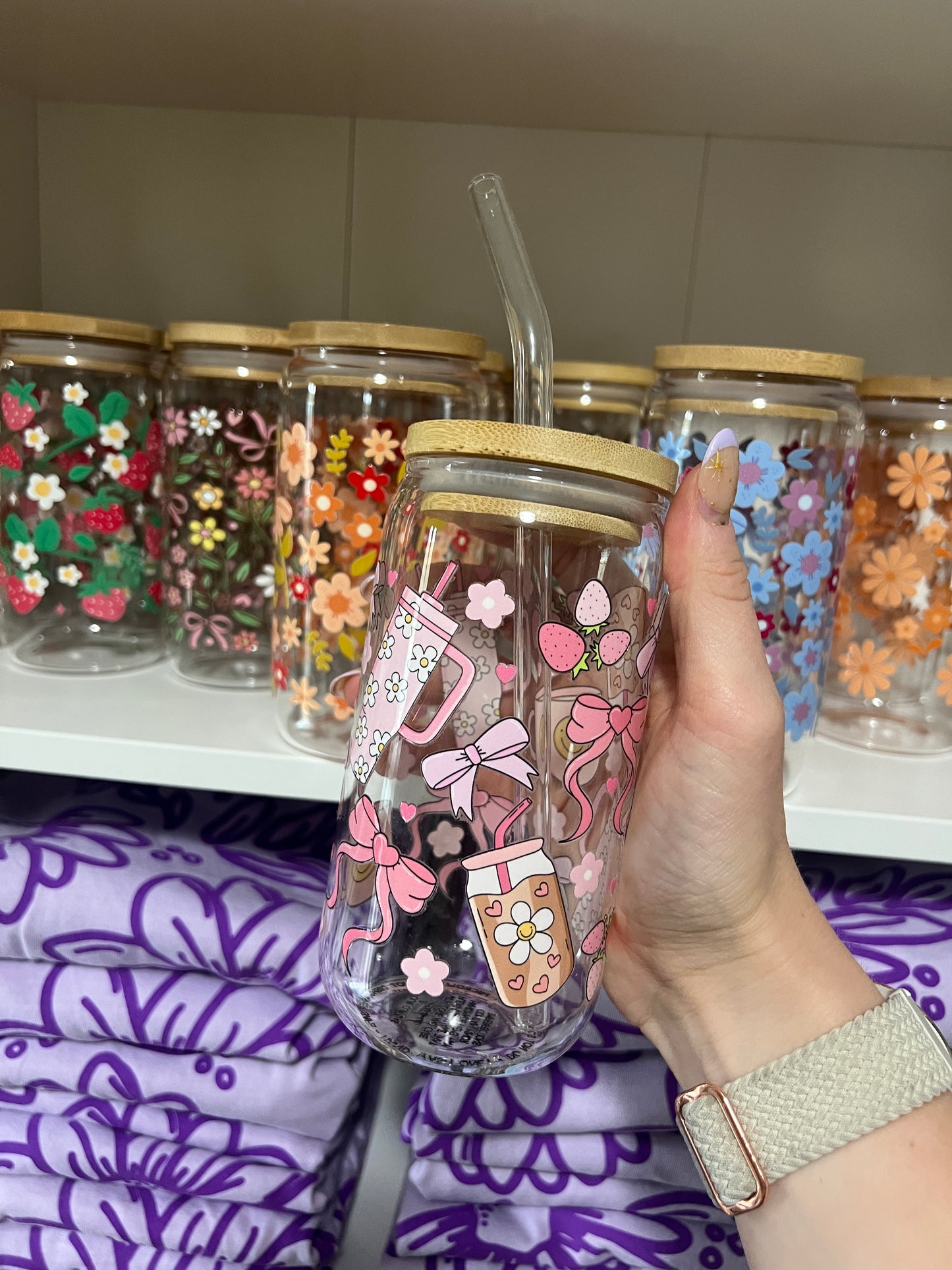 Cup Lover 160z Glass Cup