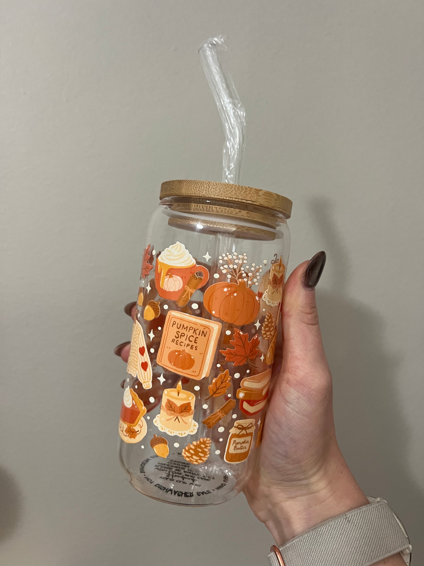 Sweater Weather & All Things Pumpkin Glass Cup