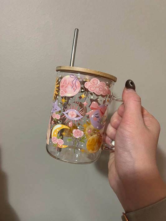 Moon and Stars Handled Cup