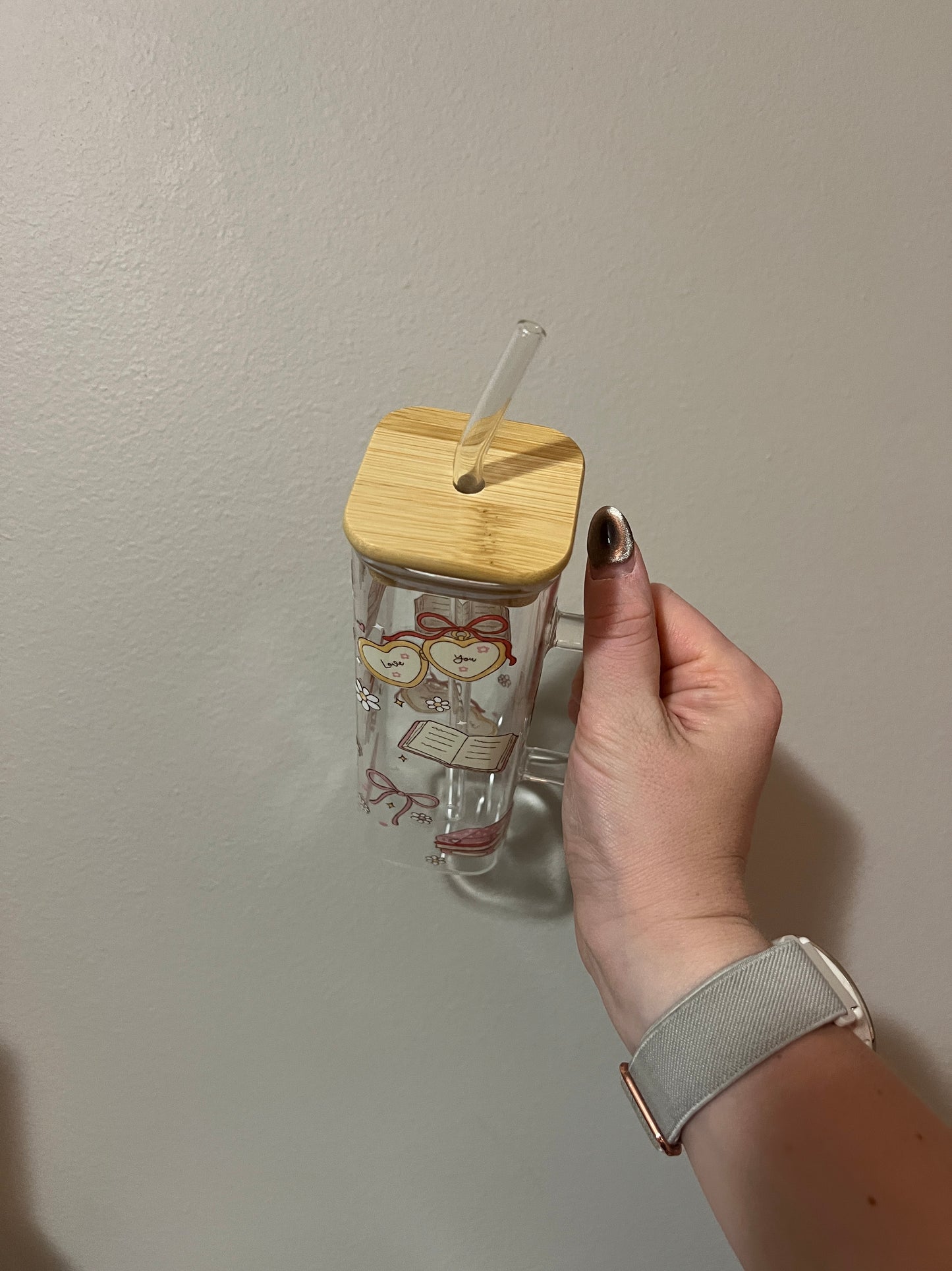 Square Glass Tumblers (Multiple Designs Available)