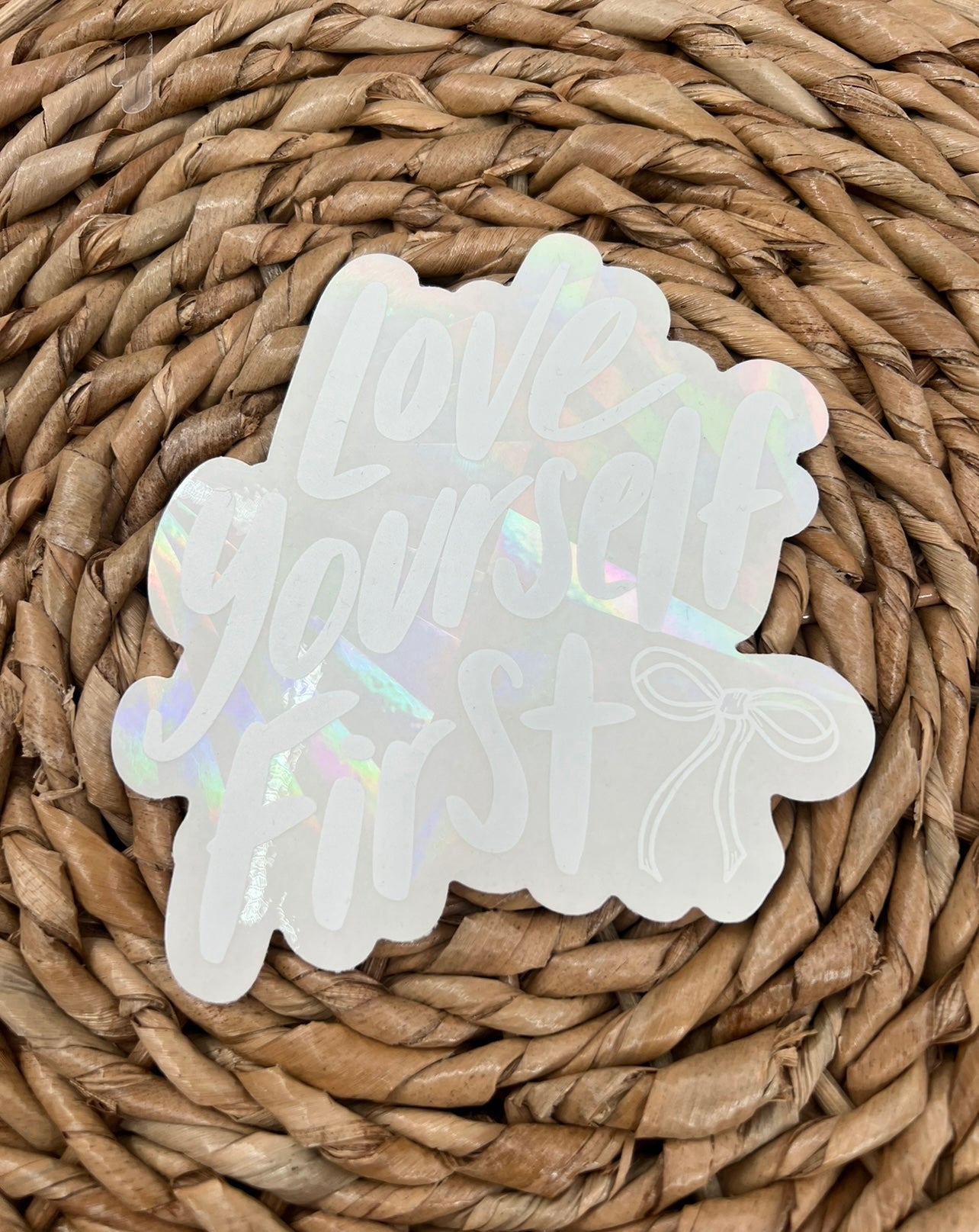 STBM: Love Yourself First Sun Catcher Decal
