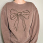 GG Signature Embroidered Bow Crewneck