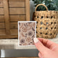 Patch Pattern: Tan and Brown Florals Sticker