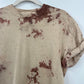 Brown Hand-Dyed Tee