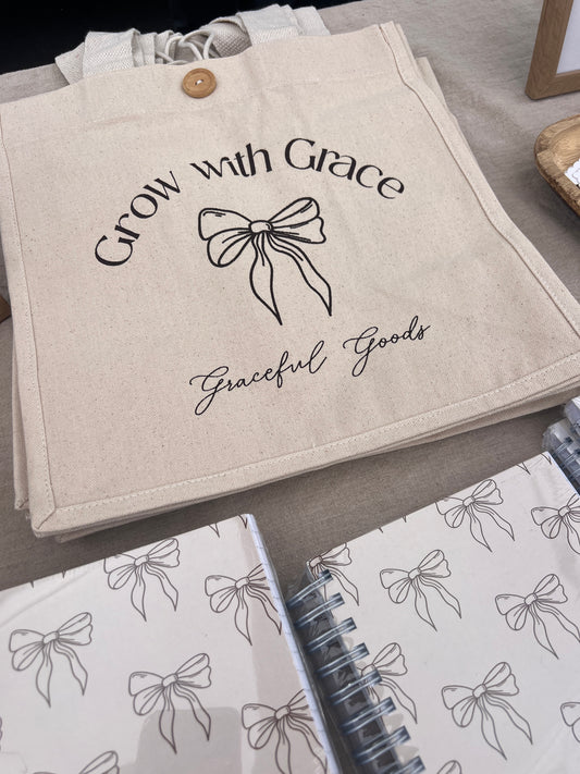Grow In Grace Tote Bag