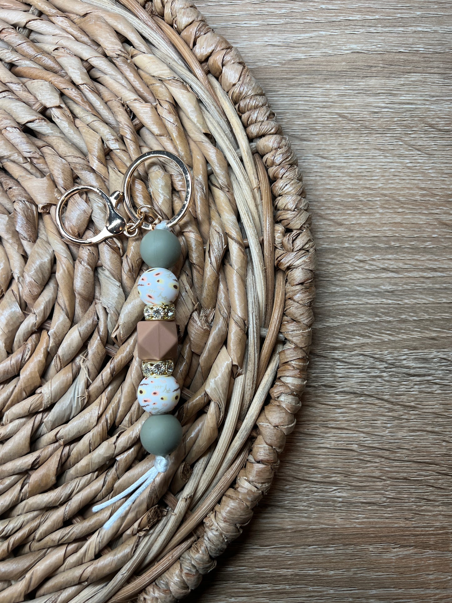 Olive Blossom Keychain