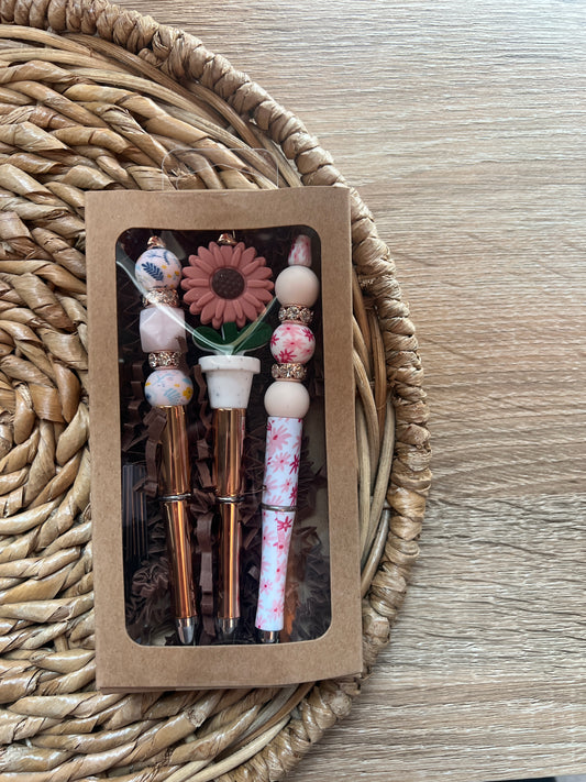 Blush Bloom Bead Pen Pack