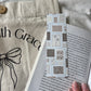 Scallop Florals Bookmark