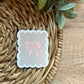 Bow Scallop Sticker