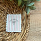 Grow With Grace Scallop Sticker