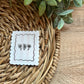 Triple Daisy Scallop Sticker