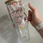 Jesus Fills My Cup 40z GLASS TUMBLER