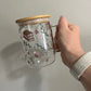 Book Lovers 16oz Handled Glass Cup