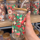 Berries and Blossom Glass Cup