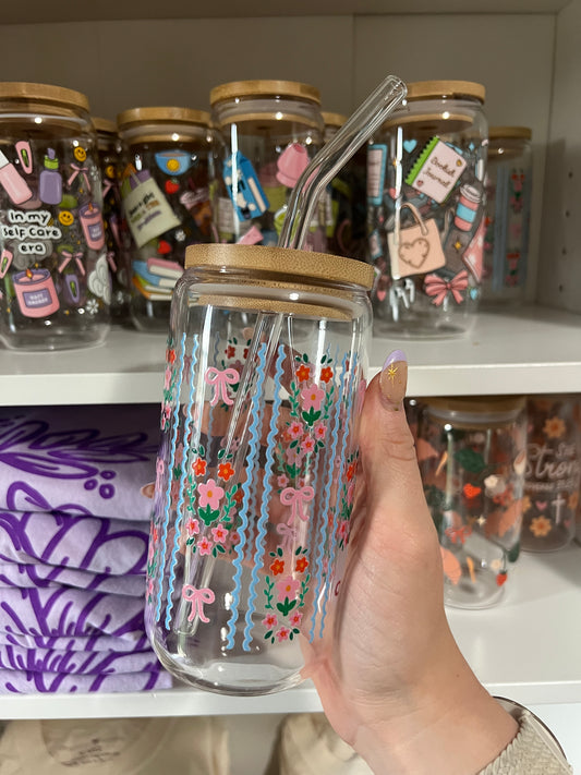 Croquette Stripes Glass Cup