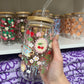 Cherries and Bows and Glass Cup