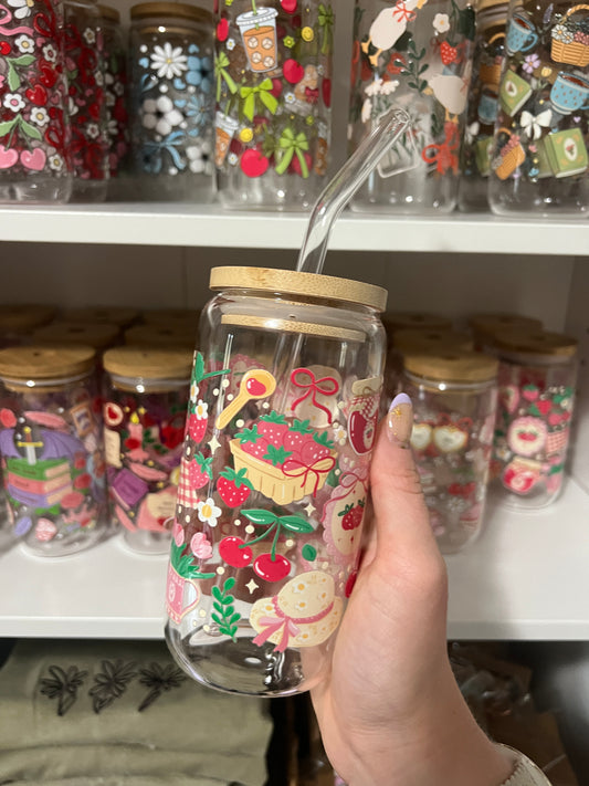 Berries Core Glass Cup