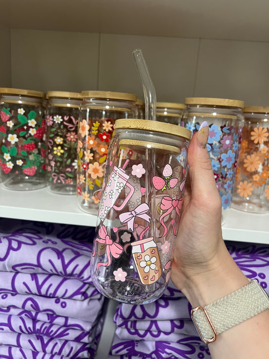 Cup Lover 160z Glass Cup
