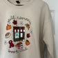 Fall Romance Bookstore Crewneck