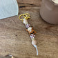 Fall Checker Cow Keychain