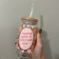 Pumpkin Spice & Everything Nice Glass Tumbler