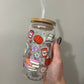 Pumpkin n Books Glass Tumbler