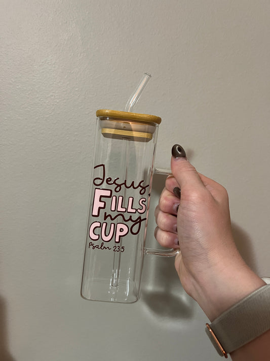 Square Glass Tumblers (Multiple Designs Available)