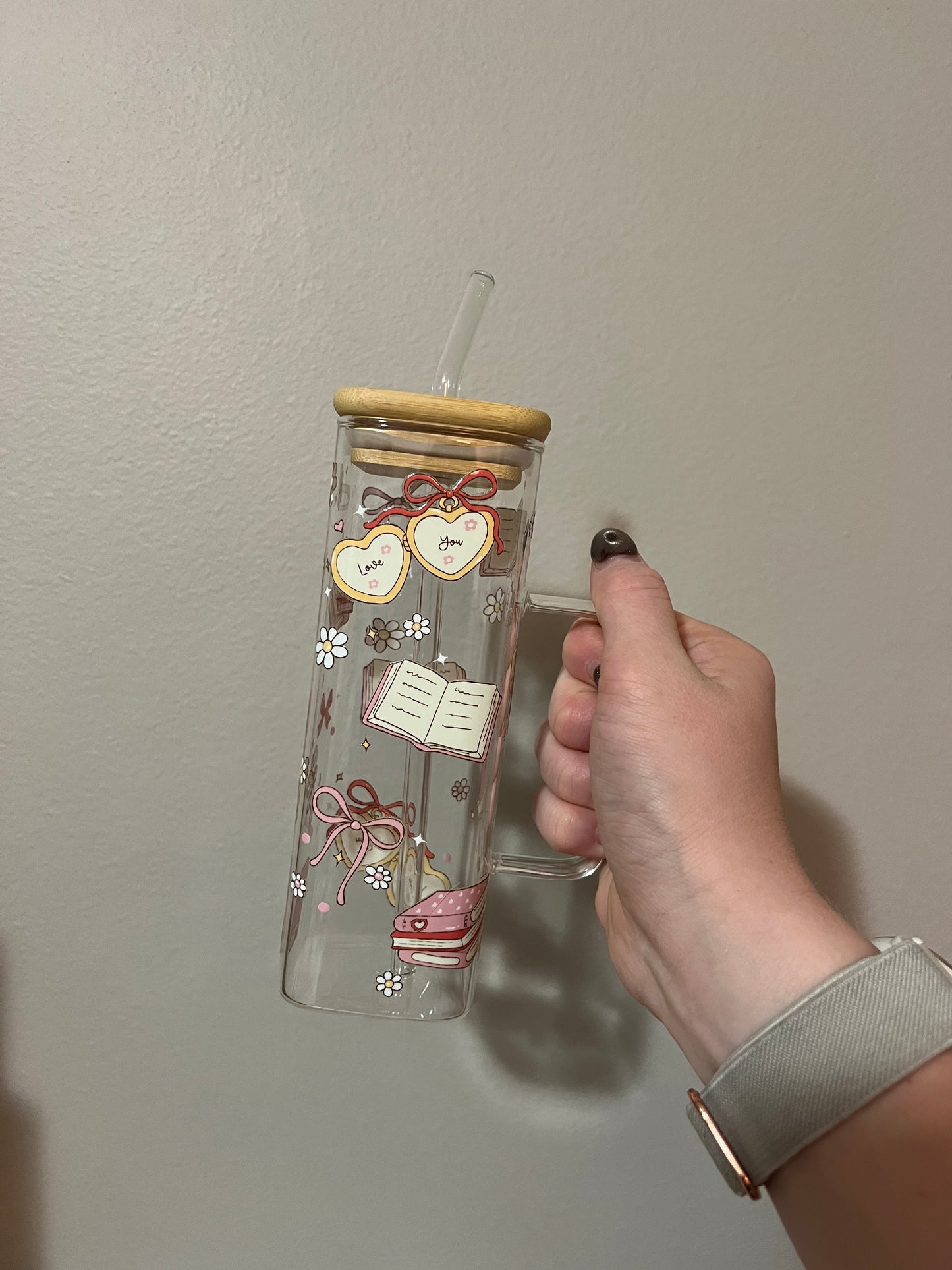 Square Glass Tumblers (Multiple Designs Available)