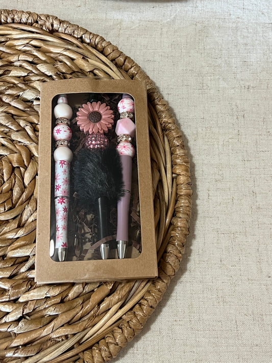 Blush Bloom Bead Pen Pack