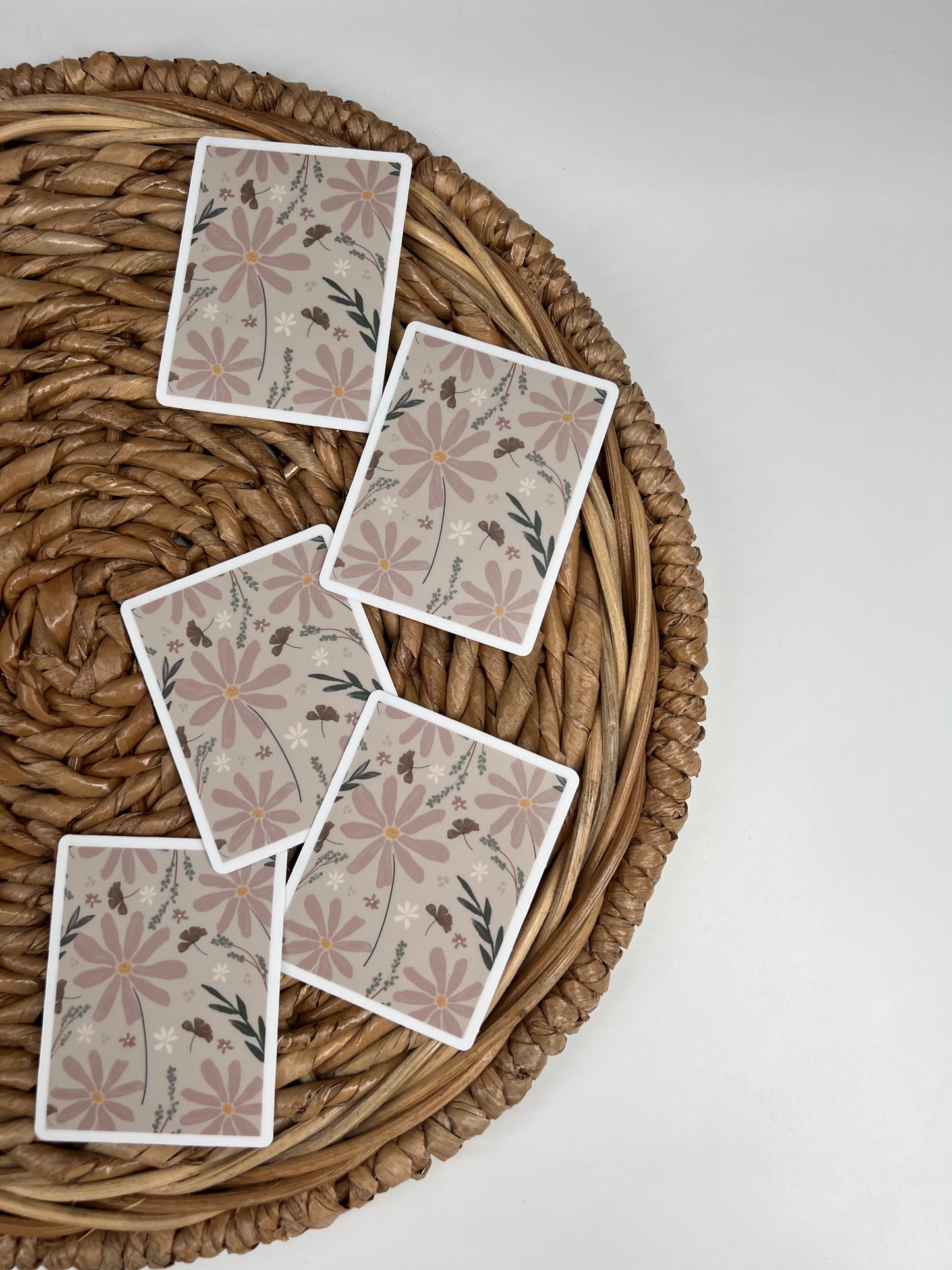 Patch Pattern: Vintage Florals Print Sticker