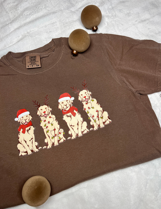 Christmas Pups Tee