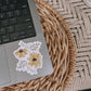 Sunflowers n Green Sticker